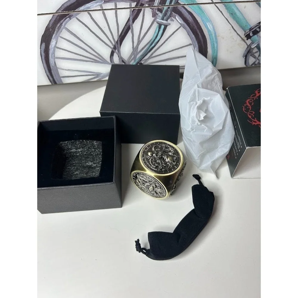 7 in 1 Spinner Dice Dungeons and Dragons, BRONZE, Spinning Dice, brand new